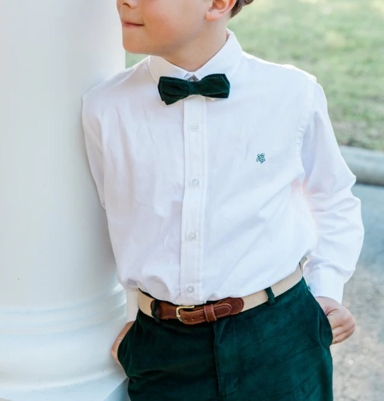 Roscoe Button Down, Oxford White