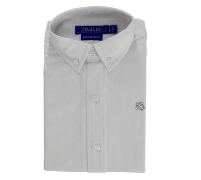 Roscoe Button Down, Oxford White