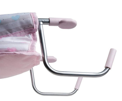 Adora Baby Doll Feeding Seat - Pastel Pink Hearts