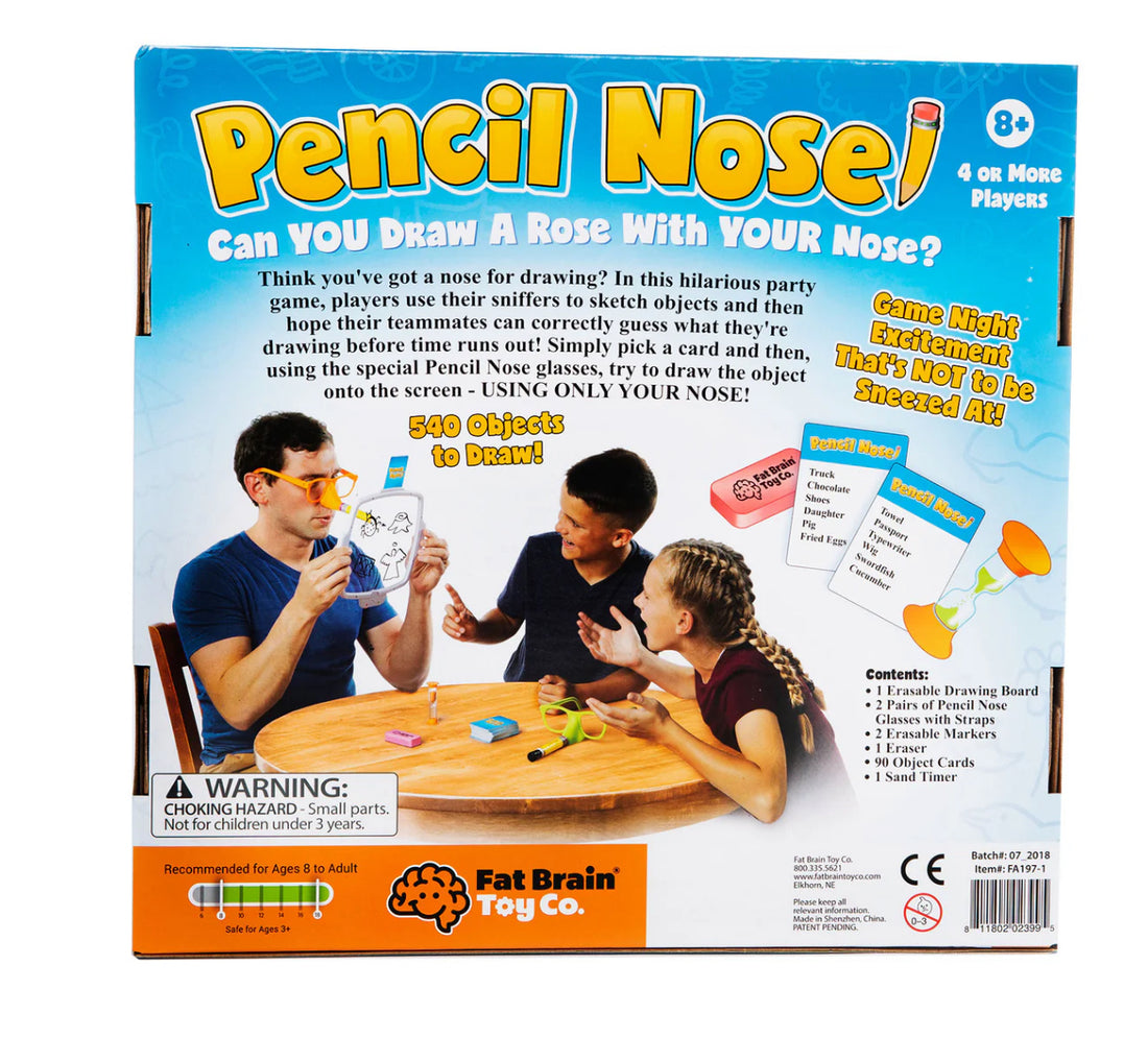 Pencil Nose Game