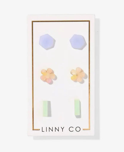 Triple Scoop Stud Trio