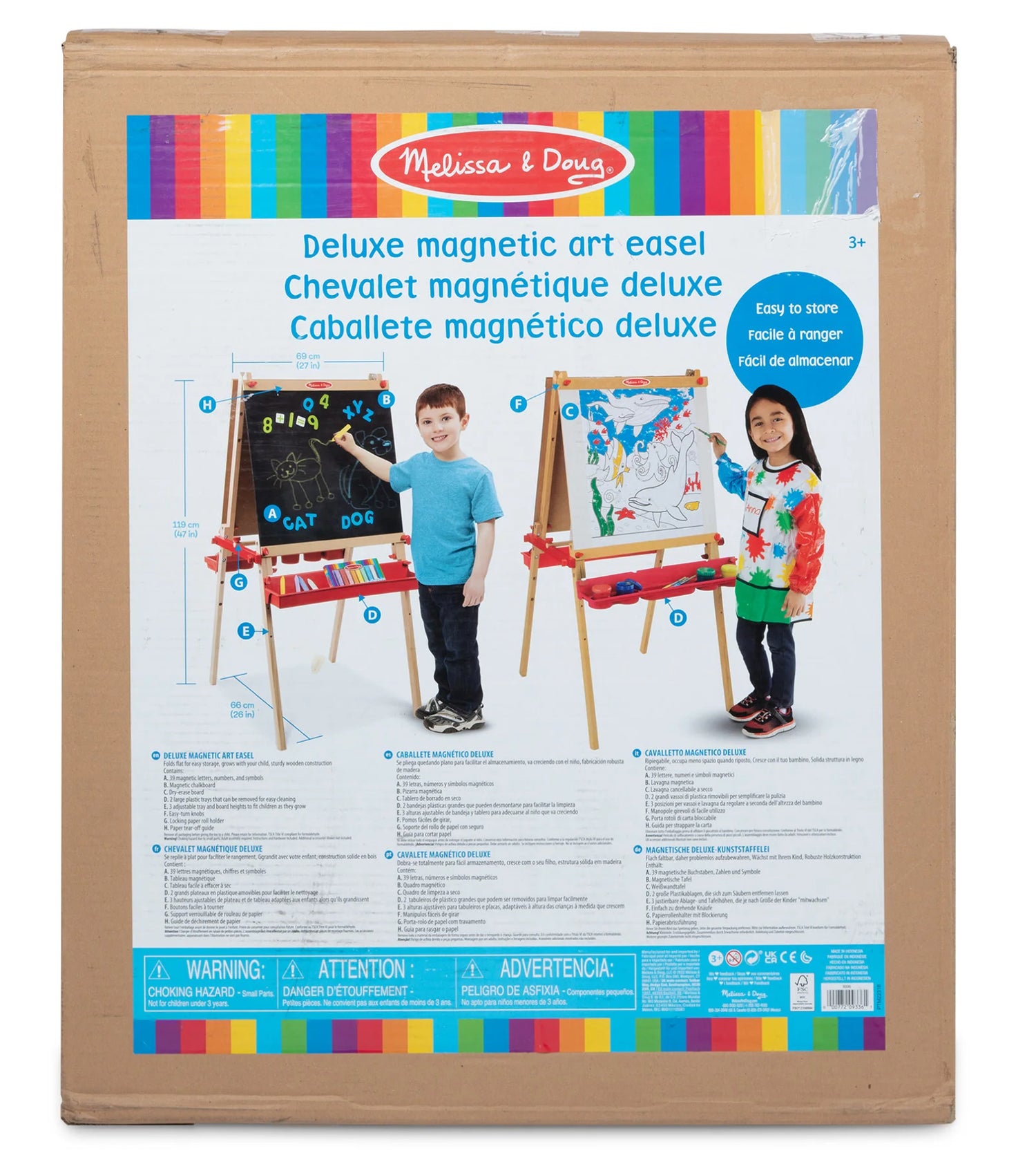 Deluxe Magnetic Standing Art Easel