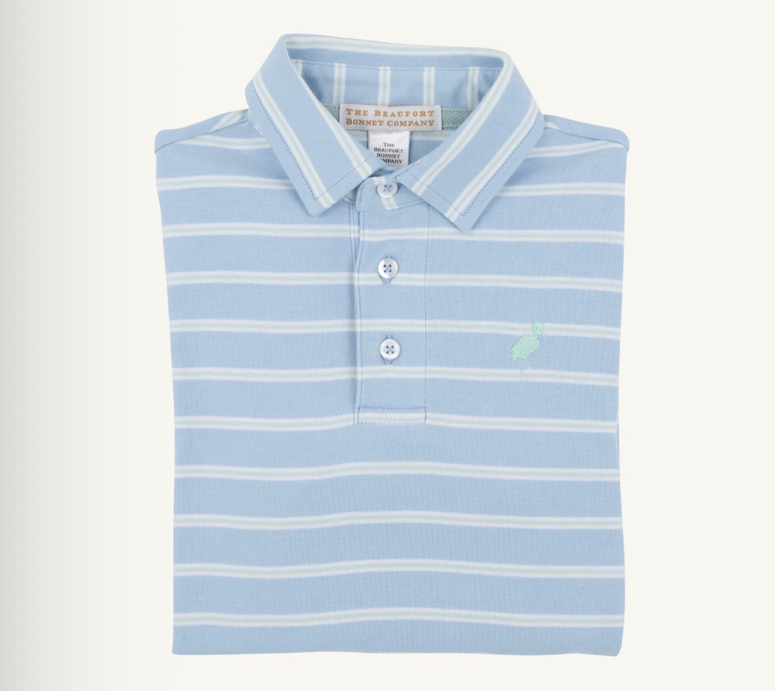 Prim &amp; Proper Long Sleeve Polo - Pima