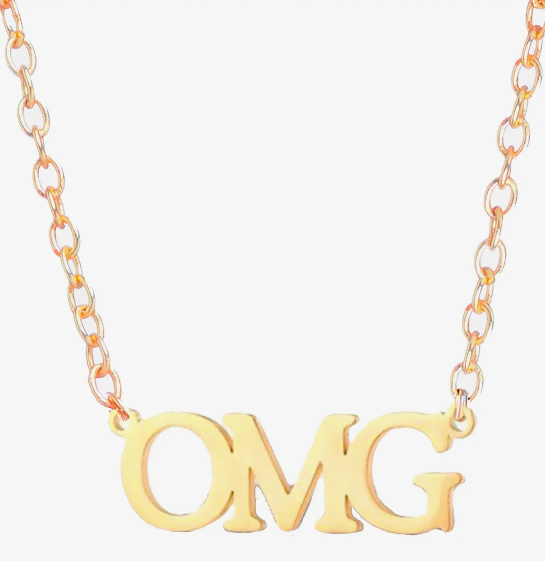 “OMG” Girl Power Necklace