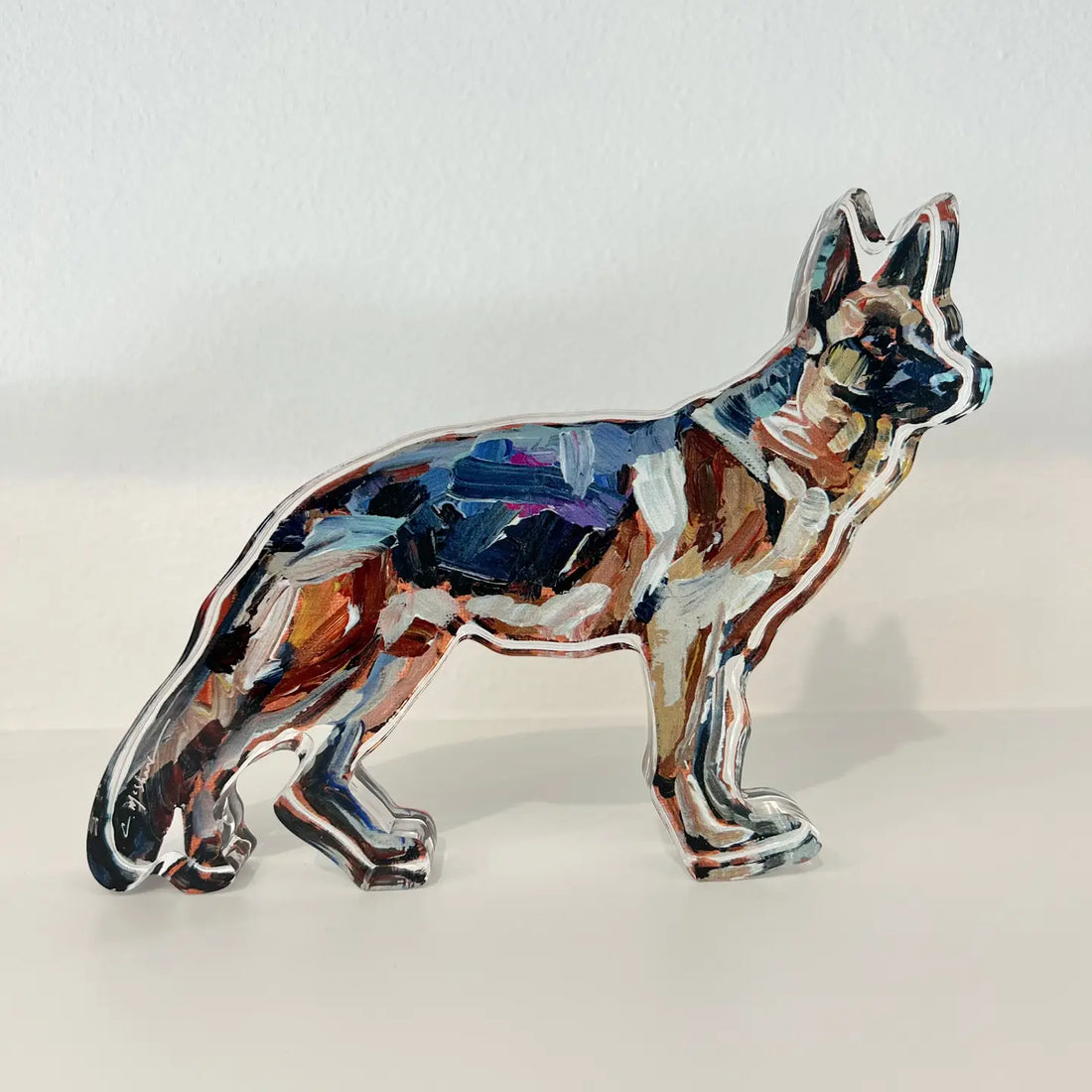 "German Shepherd" Acrylic Shelfie