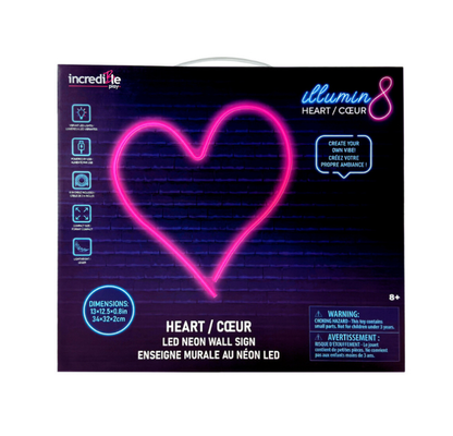ILLUMIN8 Heart Neon LED Sign