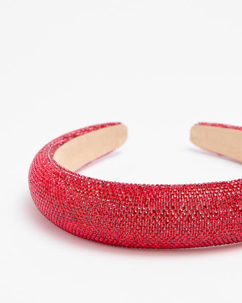 Crystallized Maroon Headband