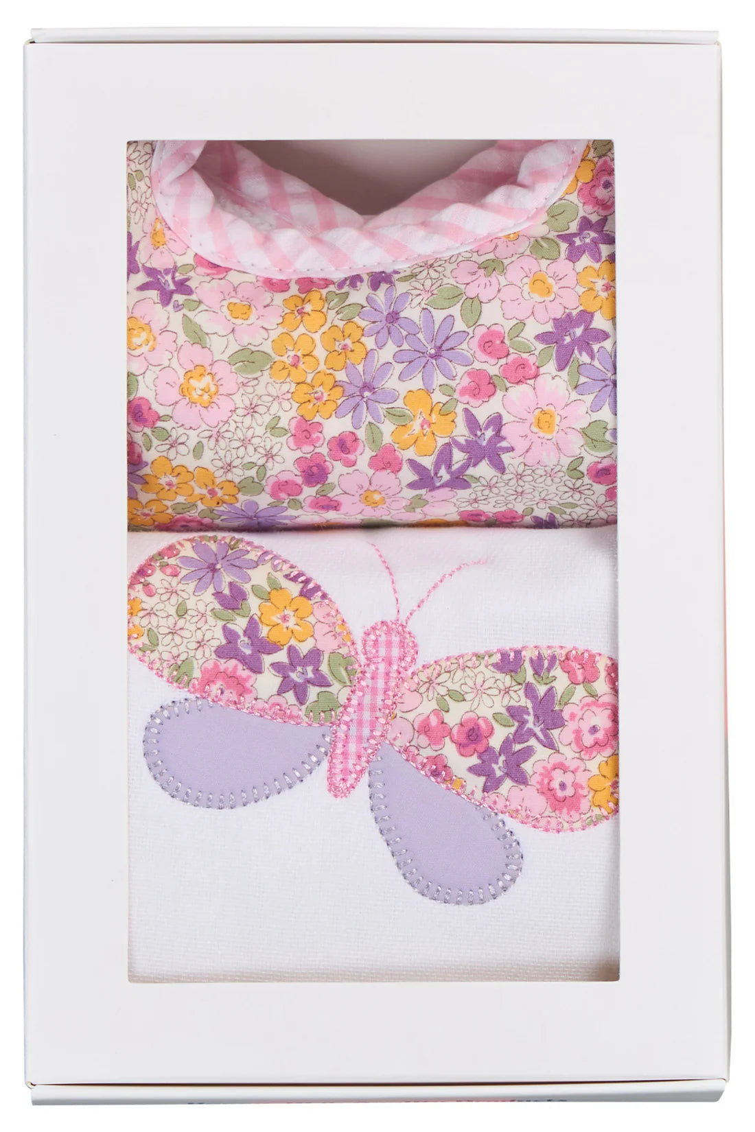 Butterfly Basic Bib &amp; Burp Boxed Set