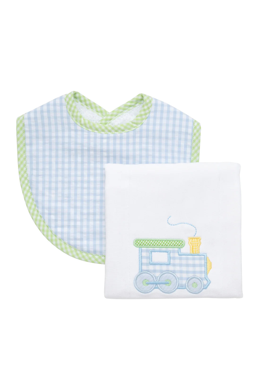 Train Basic Bib &amp; Burp Boxed Set