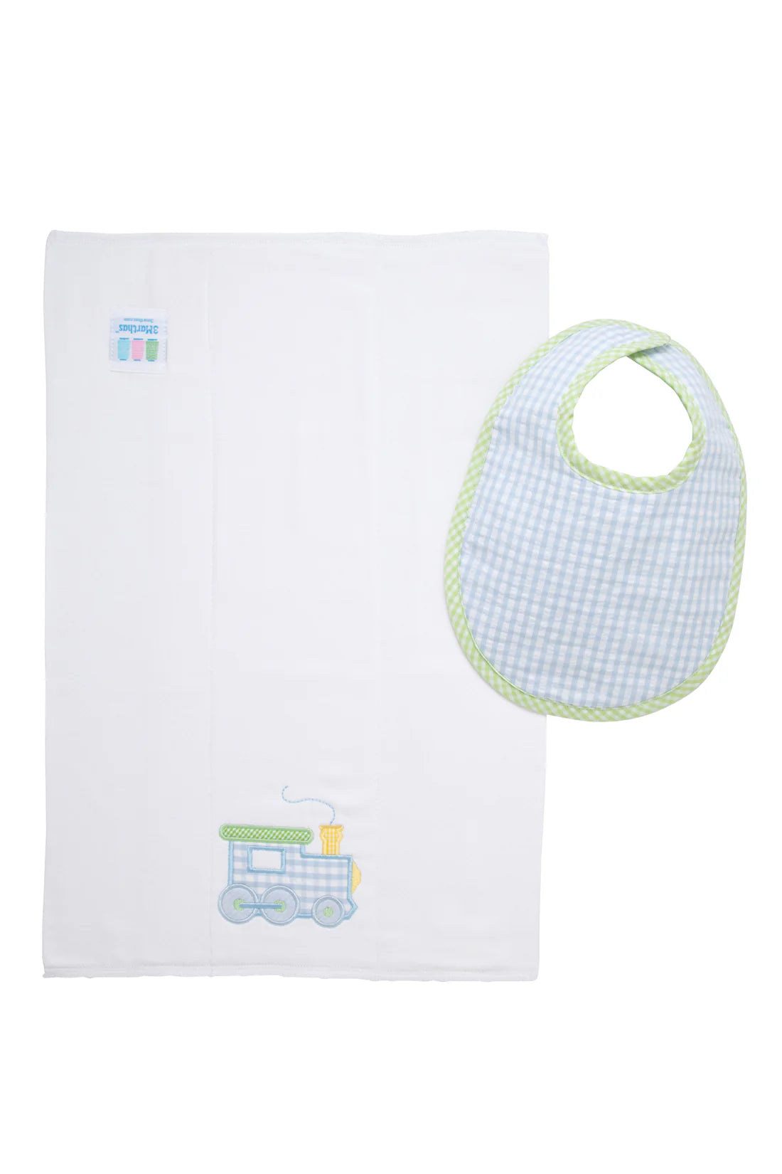 Train Basic Bib &amp; Burp Boxed Set