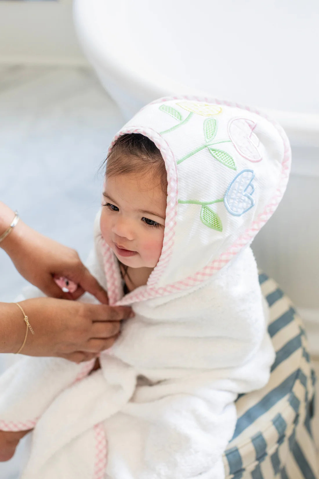 Tulip Baby Hooded Towel &amp; Washcloth Set