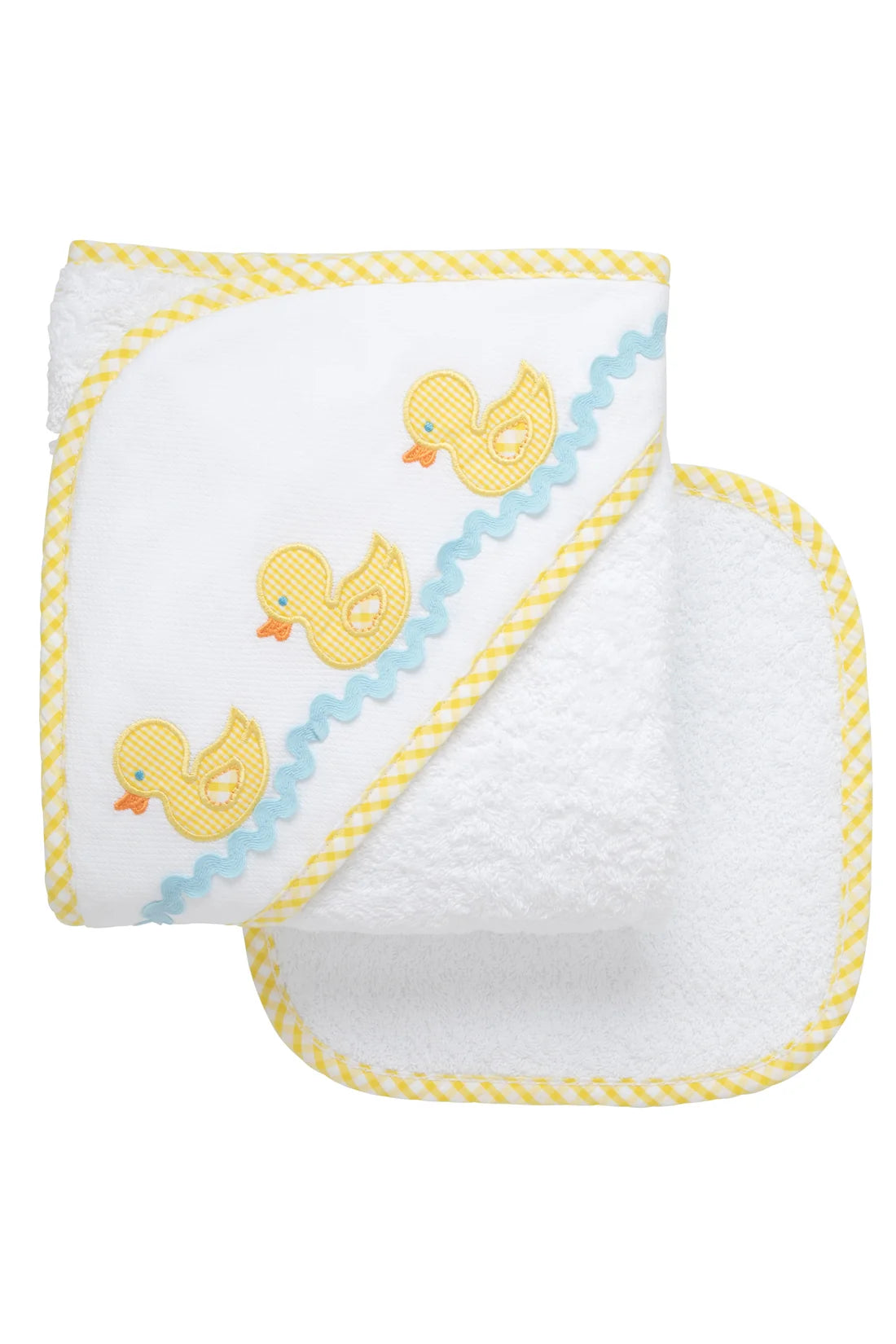 Duck Baby Hooded Towel &amp; Washcloth Set
