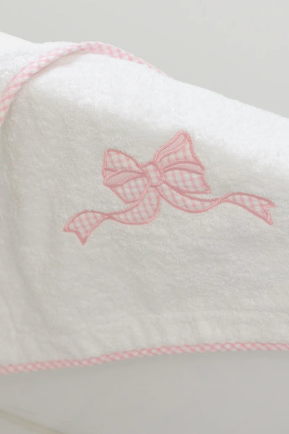 Applique Bath Mat, Pink Bow