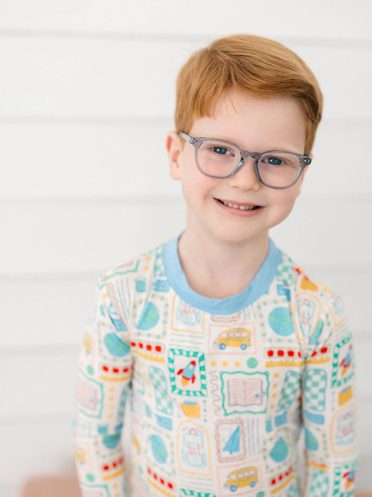 Blue Little Learner PJ Set