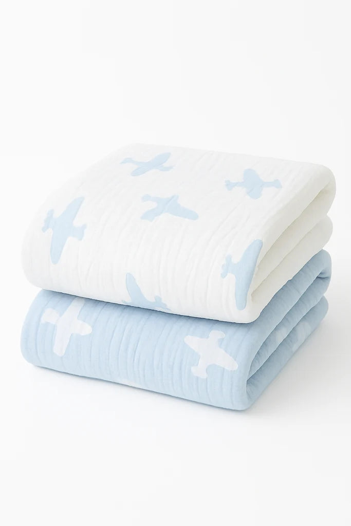 Airplane Baby Blanket