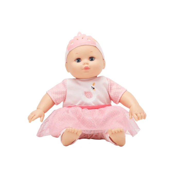 BabbleBaby® Pink Swan Baby Doll