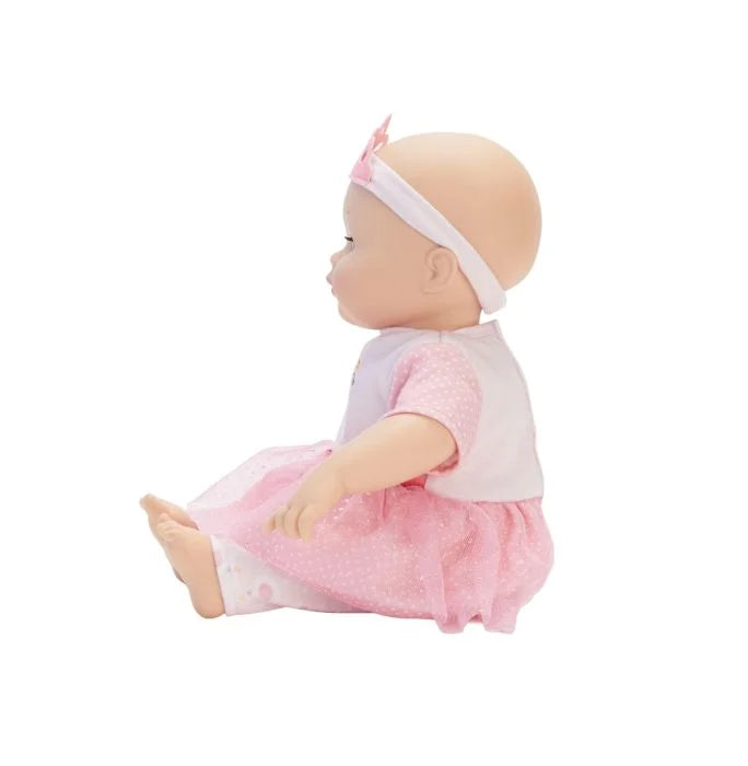 BabbleBaby® Pink Swan Baby Doll