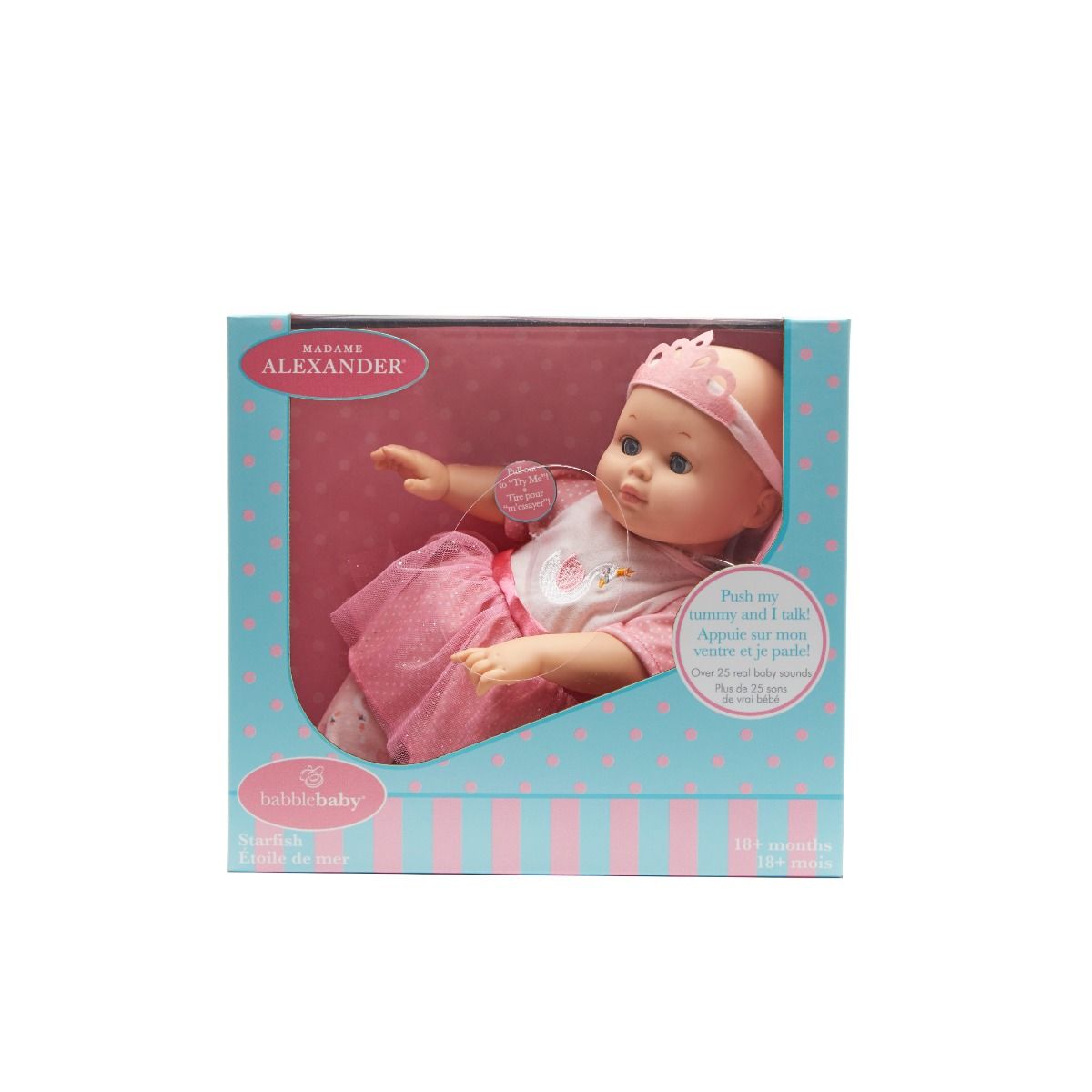 BabbleBaby® Pink Swan Baby Doll