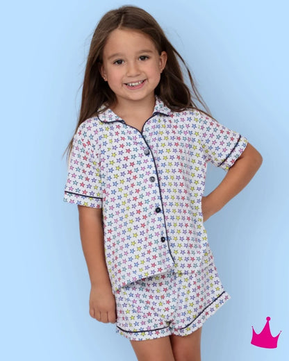 Multi Stars Pajama Set