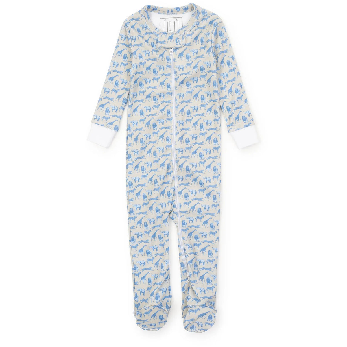 Parker Blue Savanna Safari Romper