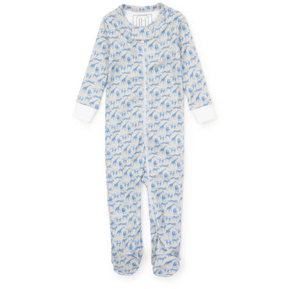 Parker Blue Savanna Safari Romper