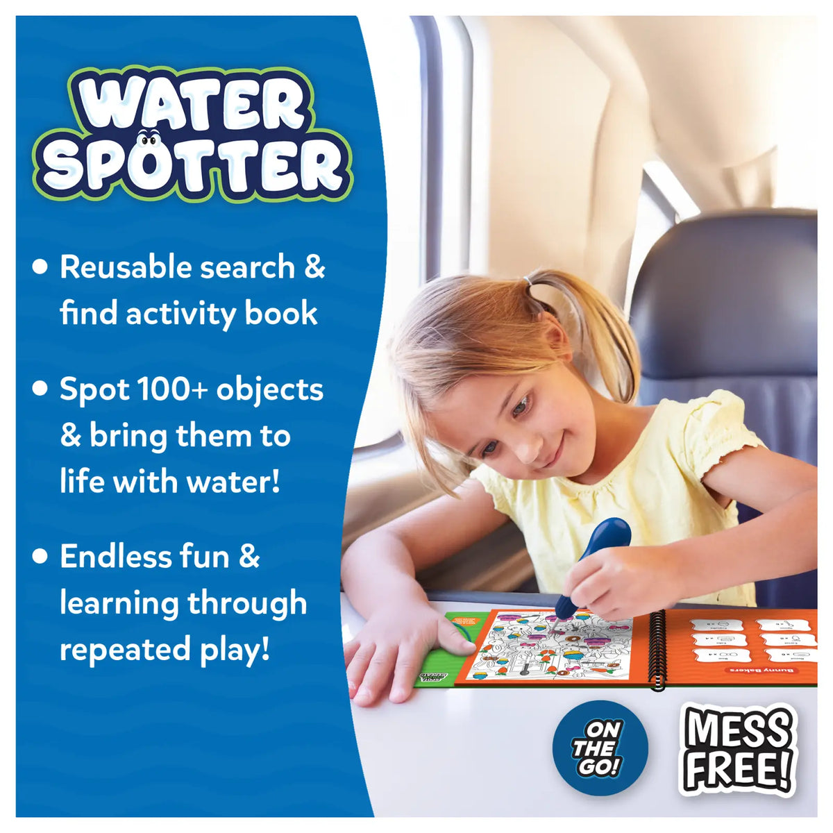 Water Spotter: Animals At Play | Reusable Search &amp; Find Book