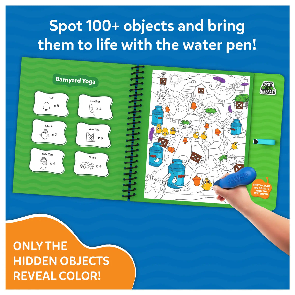 Water Spotter: Animals At Play | Reusable Search &amp; Find Book