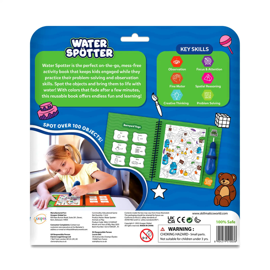 Water Spotter: Animals At Play | Reusable Search &amp; Find Book
