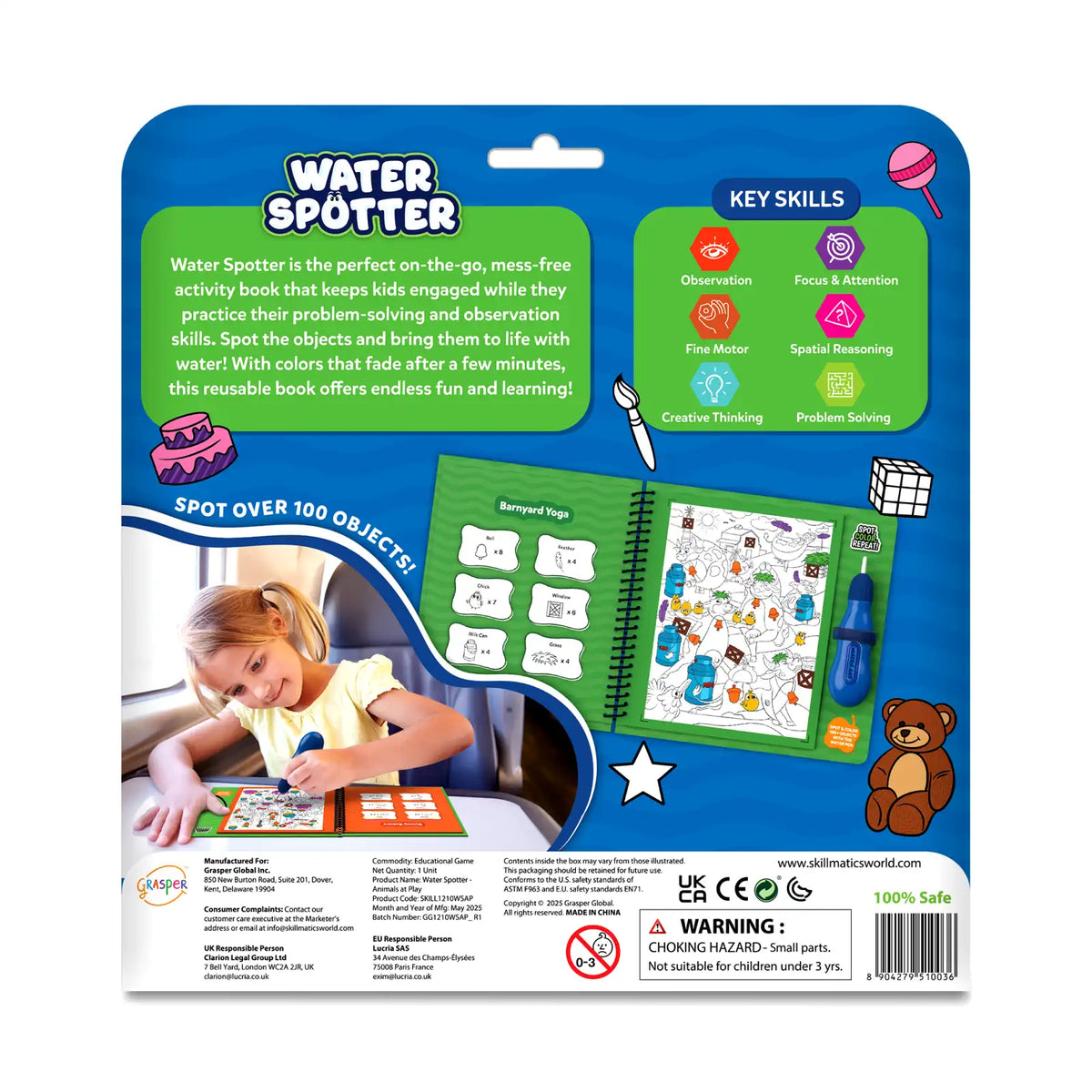 Water Spotter: Animals At Play | Reusable Search &amp; Find Book