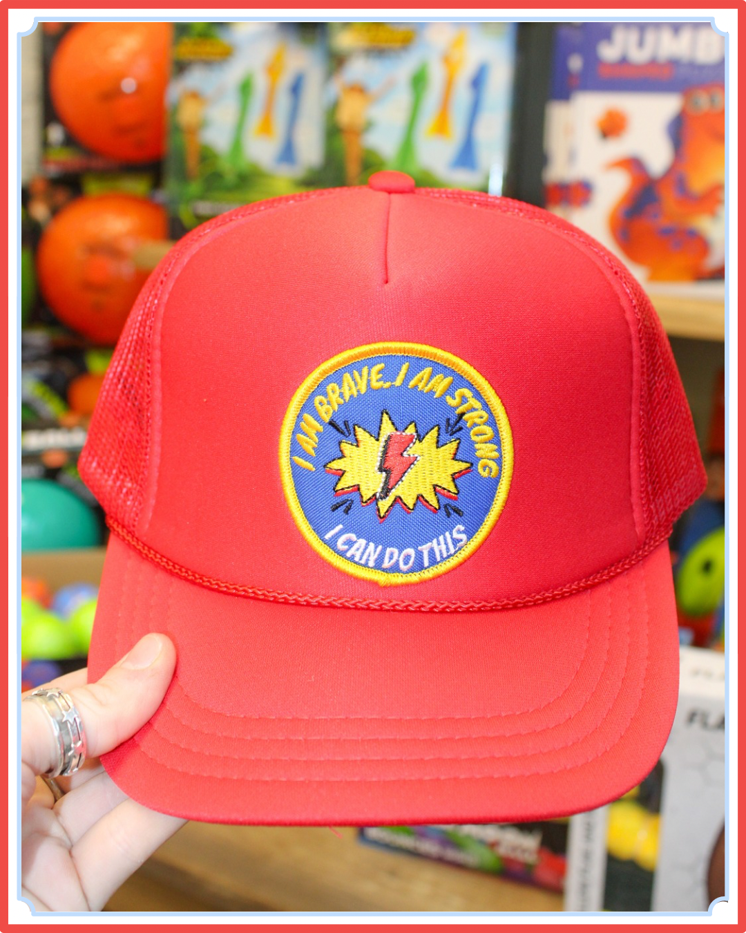 “I Am Brave, I Am Strong” Patch Hat