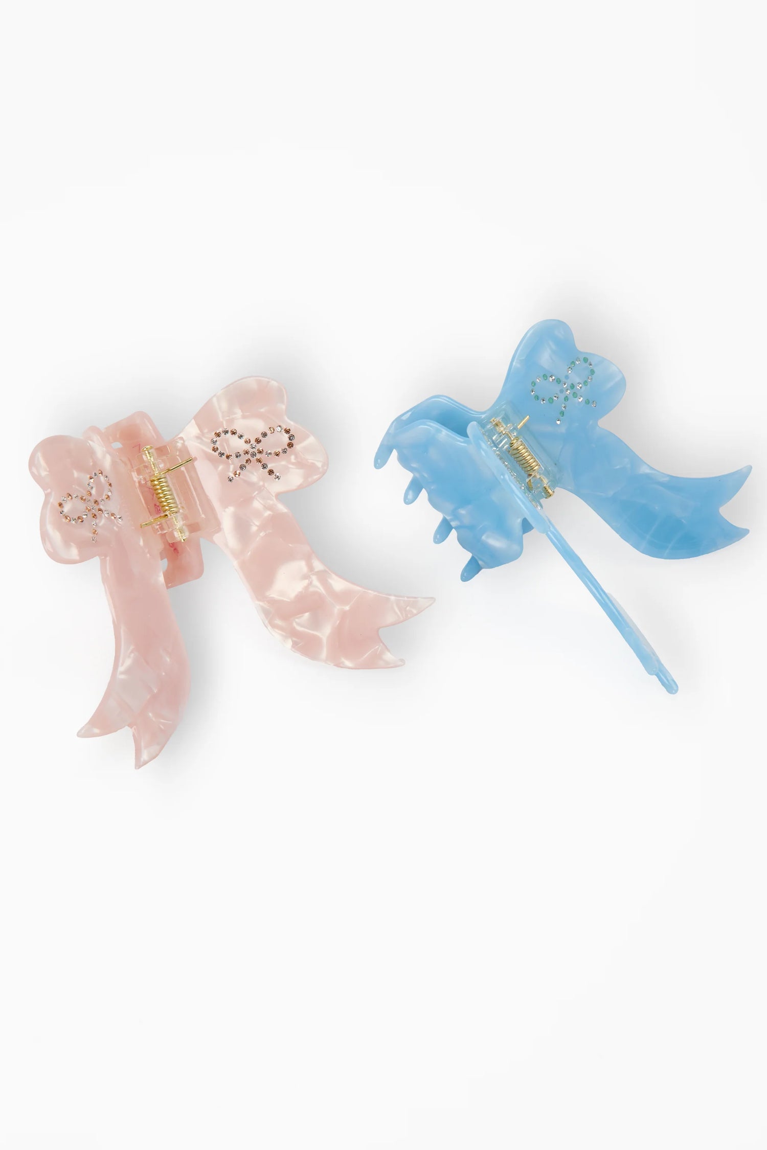 Bedazzled Bow Claw Clip