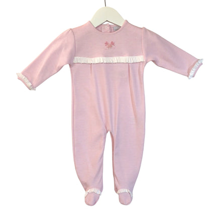 Sweet Flowers &amp; Butterflies Footed Coverall