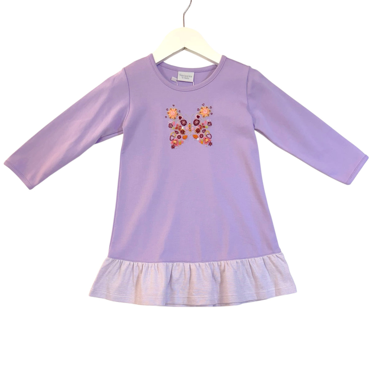 Groovy Butterfly Long Sleeve Dress