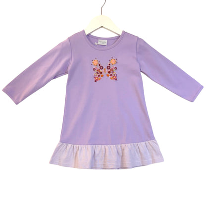 Groovy Butterfly Long Sleeve Dress