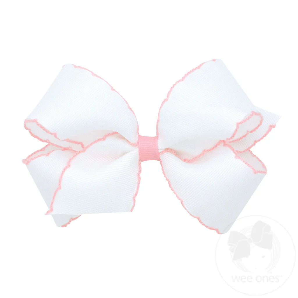 Medium Moonstitch Girls Hair Bows