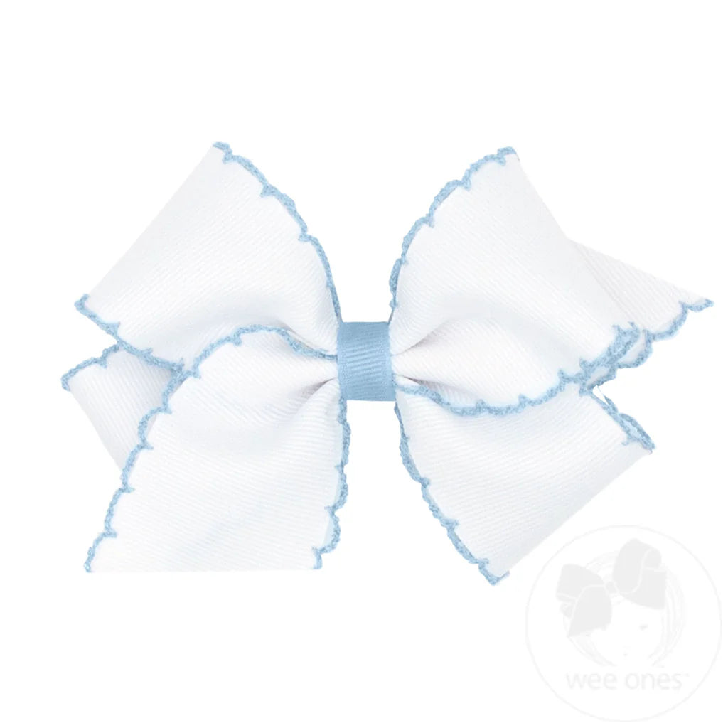 Medium Moonstitch Girls Hair Bows