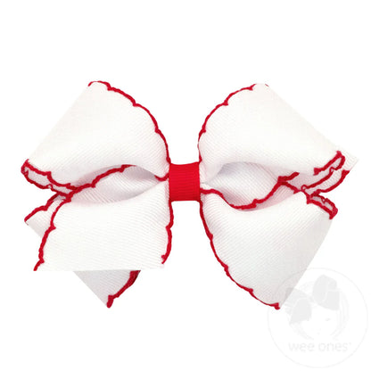 Medium Moonstitch Girls Hair Bows