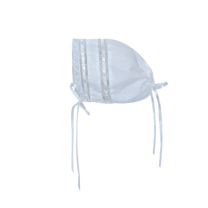 Finn Daygown, Tiny Buds Embroidery, White