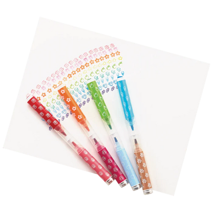 Stampables Double-Ended Stamp &amp; Brush Markers - Set of 18