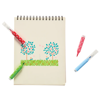 Stampables Double-Ended Stamp &amp; Brush Markers - Set of 18