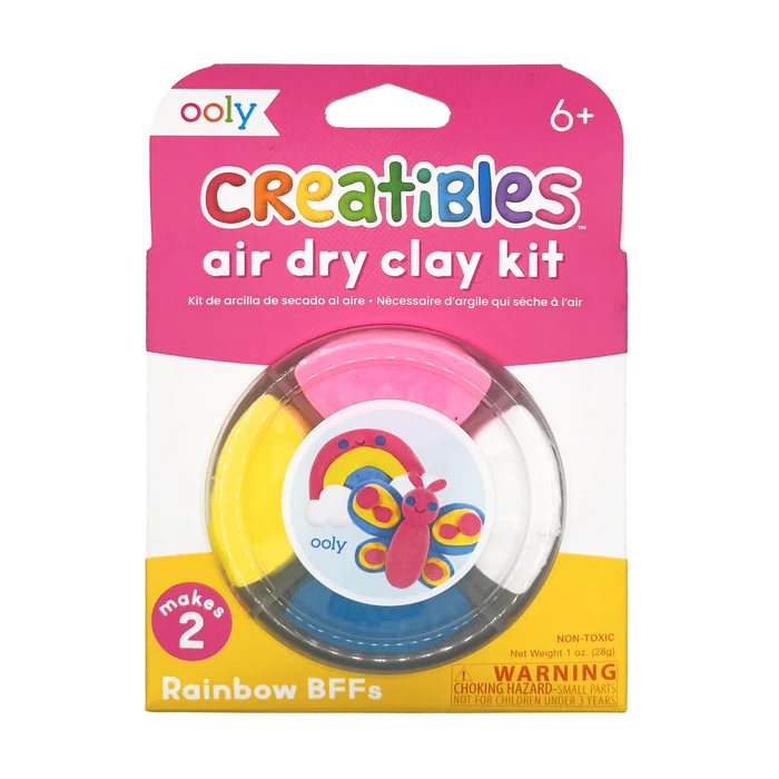 Creatibles Mini Air Dry Clay Kit - Rainbow BFFs