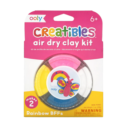 Creatibles Mini Air Dry Clay Kit - Rainbow BFFs