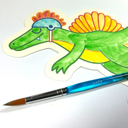 Playful Painters Easy Watercolor Painting Kit - Chills &amp; Thrills Dinos