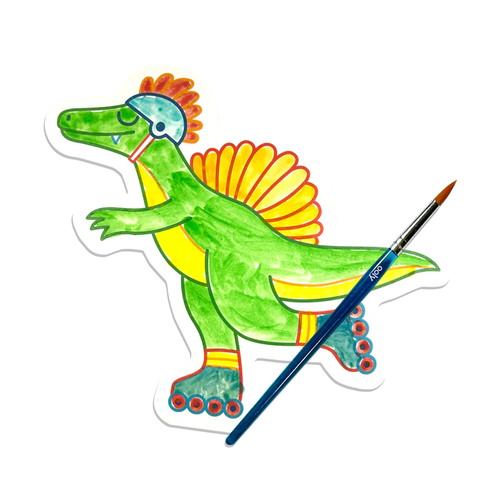 Playful Painters Easy Watercolor Painting Kit - Chills &amp; Thrills Dinos