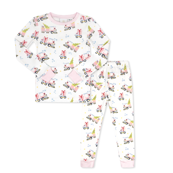 Sweet Pea PJ Set, All Aboard