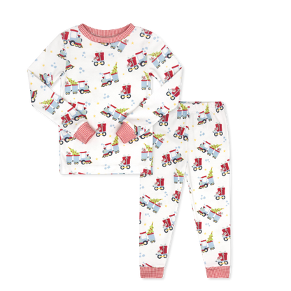 Sweet Pea PJ Set, All Aboard