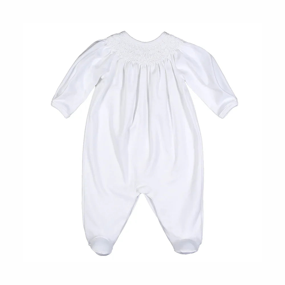 White Smocked Bishop Footie
