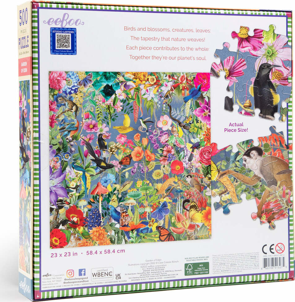 Garden of Eden 500 Piece Puzzle
