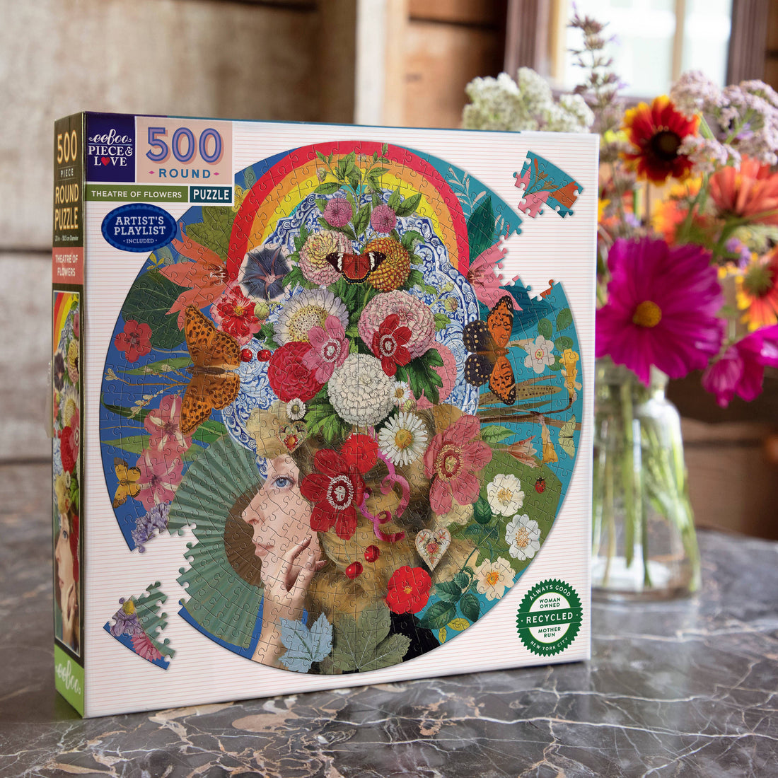 Theatre of Flowers 500 Piece Puzzle