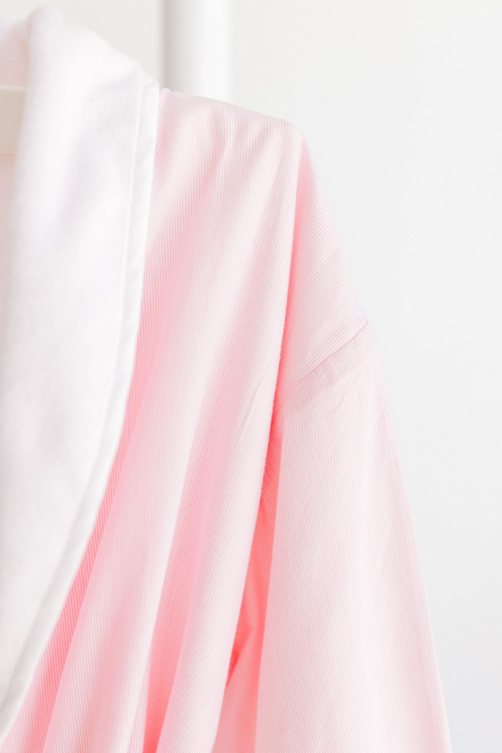 Pink Pinstripe Bathrobe